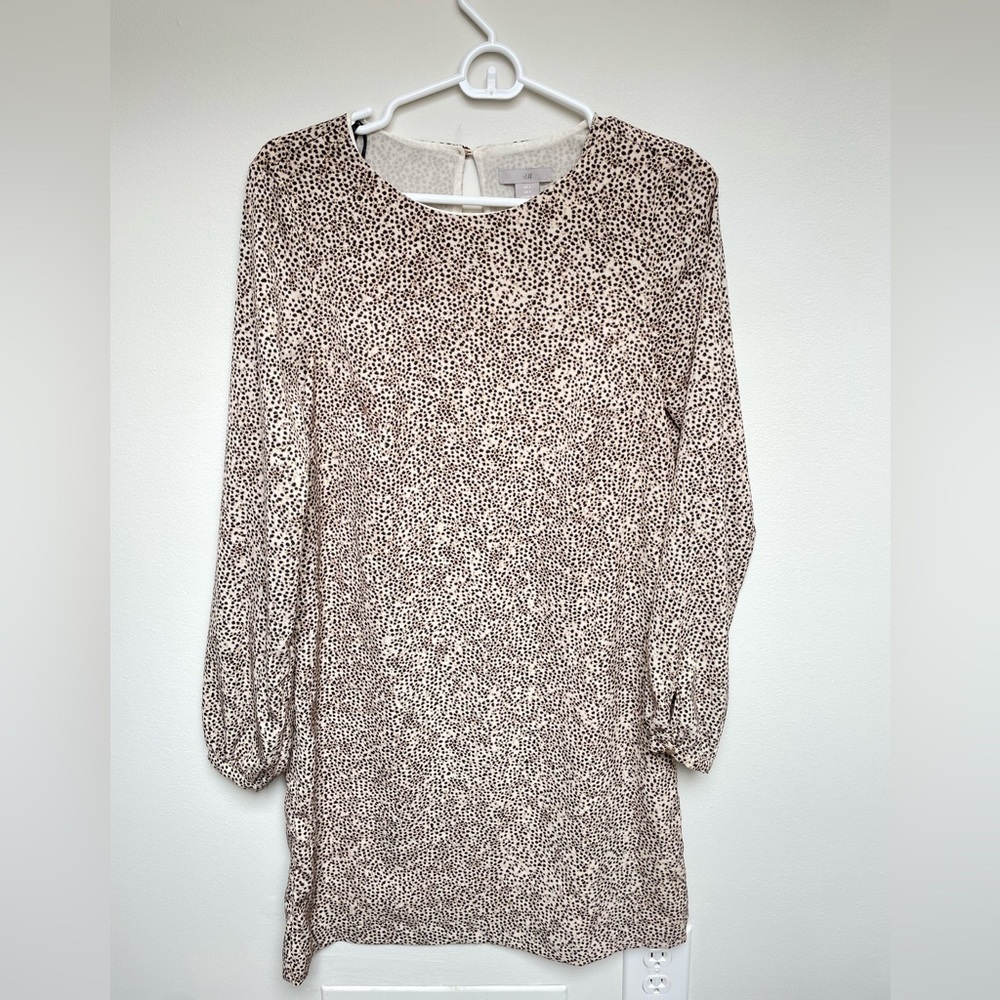 H&M leopard print dress